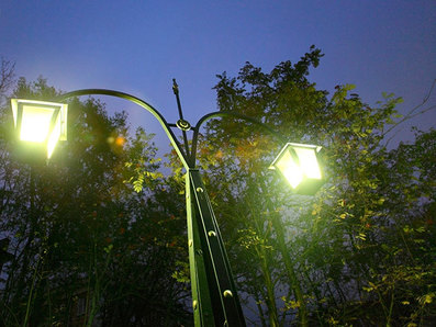 В Мурманске заработало уличное освещение