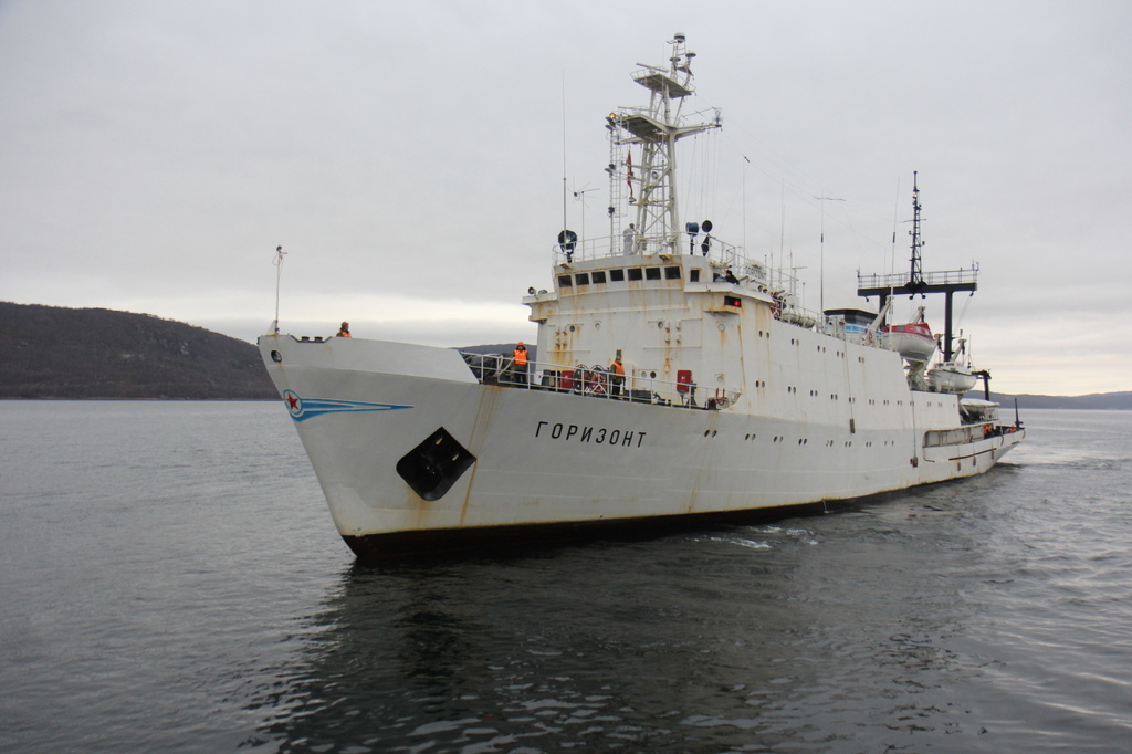 Гидрографическое судно «Горизонт» вернулось из экспедиции в Арктику