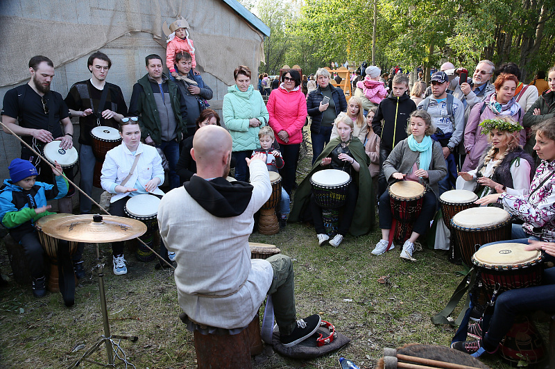 Фестиваль викингов состоялся в Мончегорске