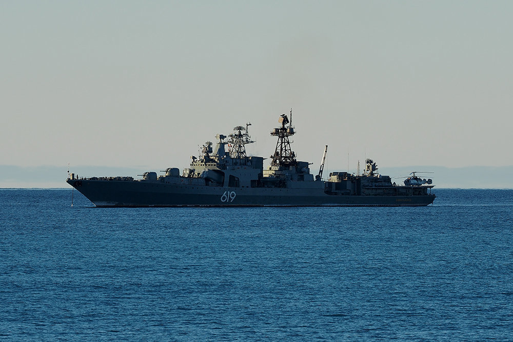 Корабль «Североморск» отстрелялся в Баренцевом море