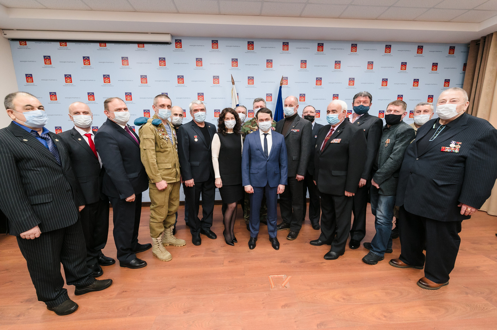 Андрей Чибис встретился с ветеранами боевых действий