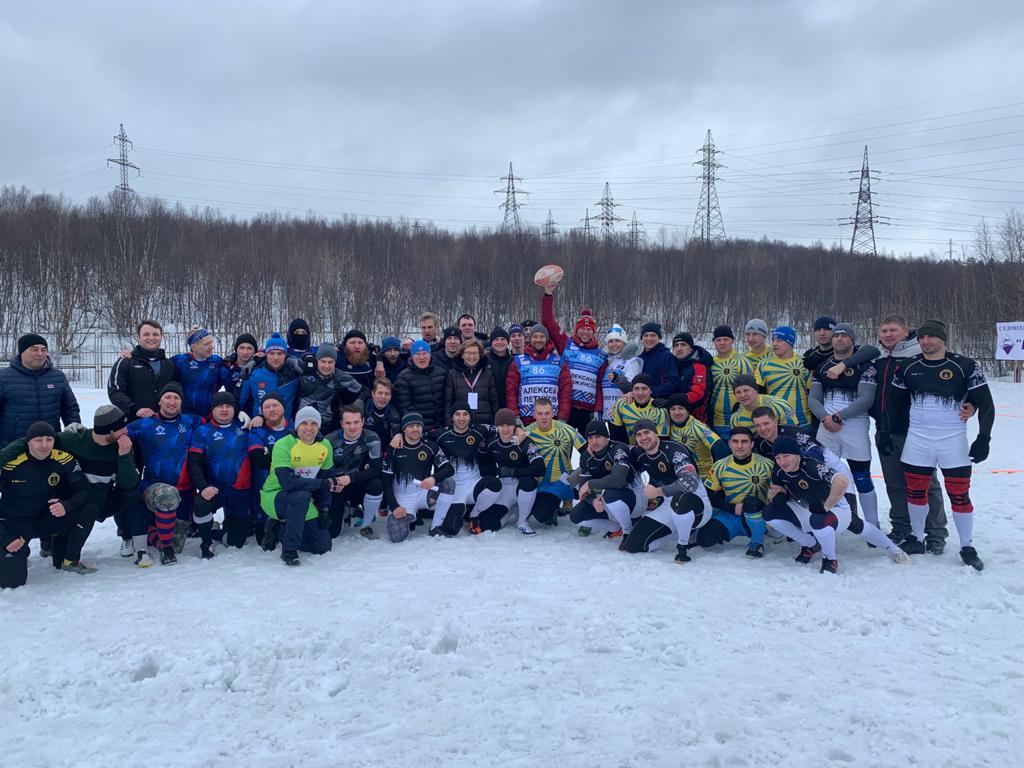 «Северный рубеж» выиграл турнир по регби на снегу 86-го Праздника Севера