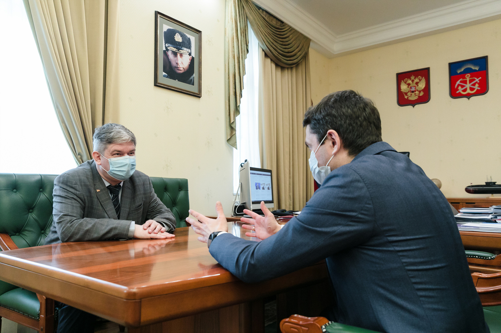 Губернатор встретился с новым руководителем мурманского КПРФ