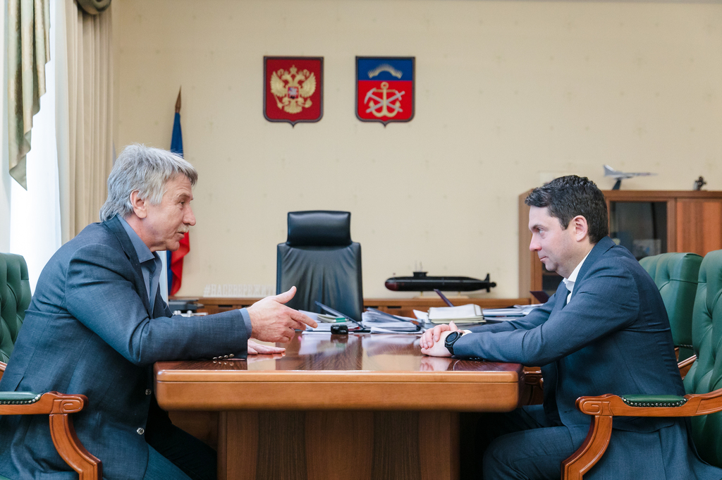 Андрей Чибис встретился с главой «НОВАТЭКа» Леонидом Михельсоном