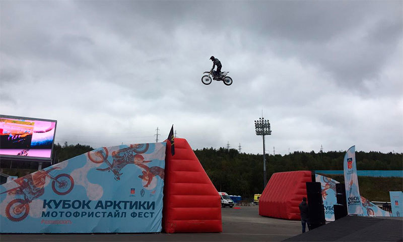Кубок Арктики по мотофристайлу прошёл в Мурманске