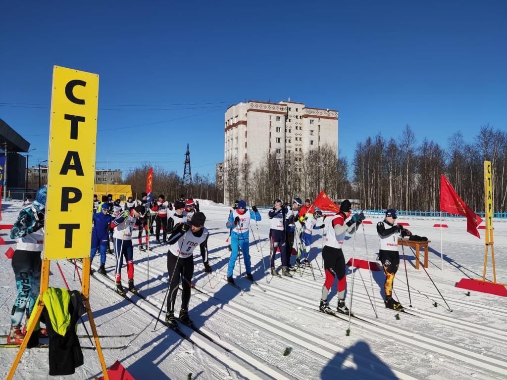 В Апатитах прошел чемпионат Государственной противопожарной службы Мурманской области по лыжным гонкам