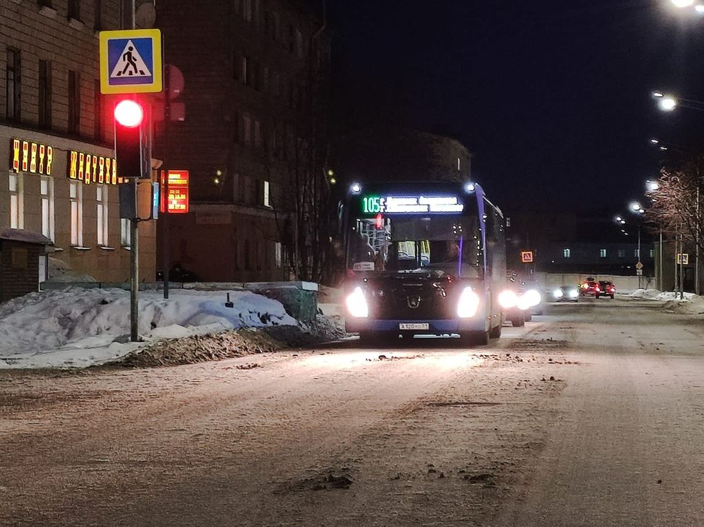 Внесены изменения в расписание движения автобусов по маршруту № 105 «Североморск – Мурманск»