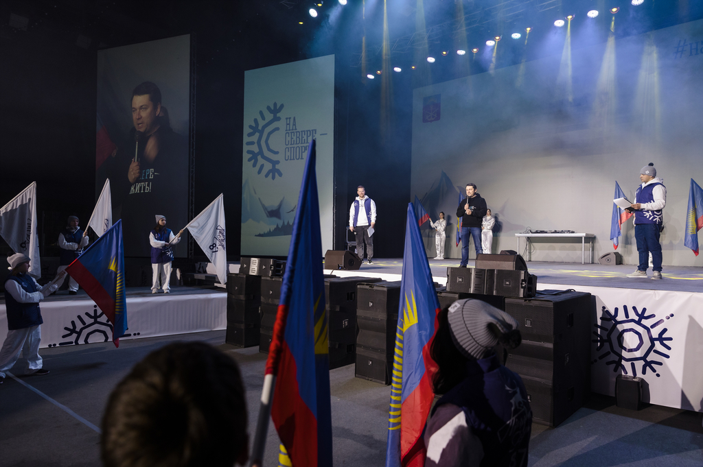 Губернатор Андрей Чибис принял участие в церемонии закрытия Полярной Олимпиады – 2022