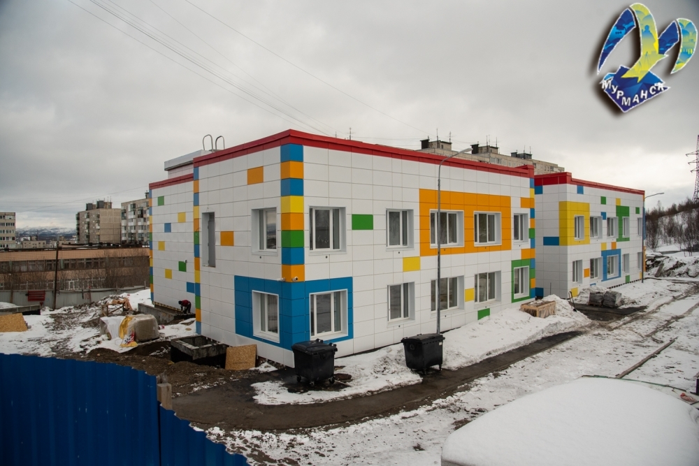 В заполярной столице на улице Капитана Орликовой рядом с домом № 44 скоро откроется новый детский сад