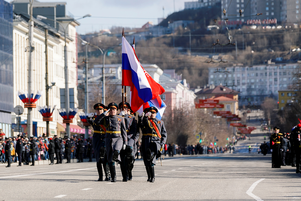 В Мурманской области парад и «Бессмертный полк» в честь Дня победы пройдут в очном формате