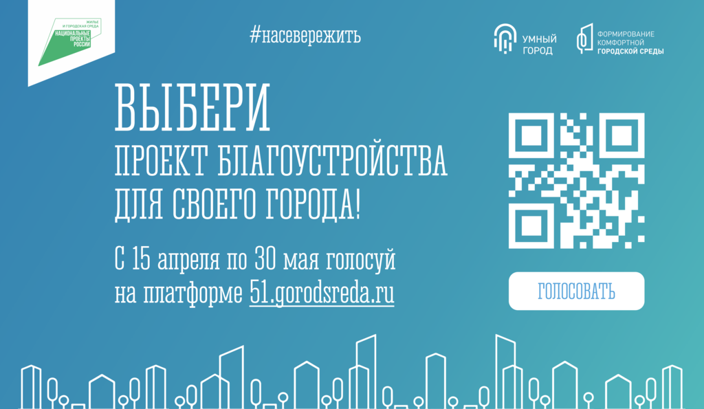 Более 37 тысяч северян приняли участие во Всероссийском голосовании по выбору объектов благоустройства в Мурманской области