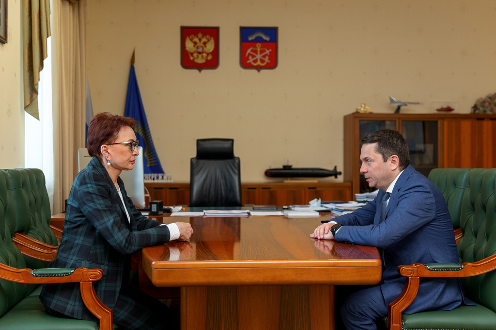 Губернатор Андрей Чибис обсудил с Татьяной Кусайко вопросы медицинского обслуживания жителей гарнизонов