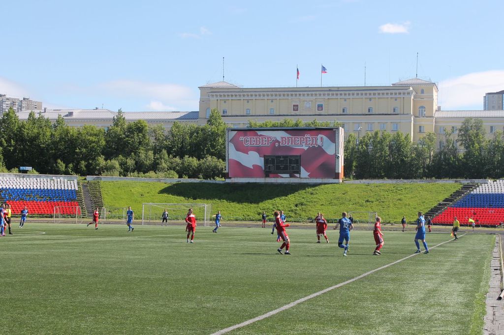 В Мурманске и Ковдоре прошли матчи пятого тура чемпионата области по футболу
