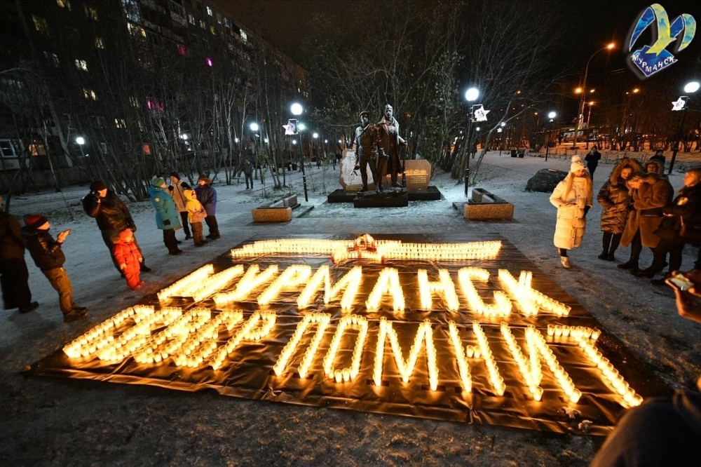 Мурманск присоединился к патриотической акции «Огненные картины»