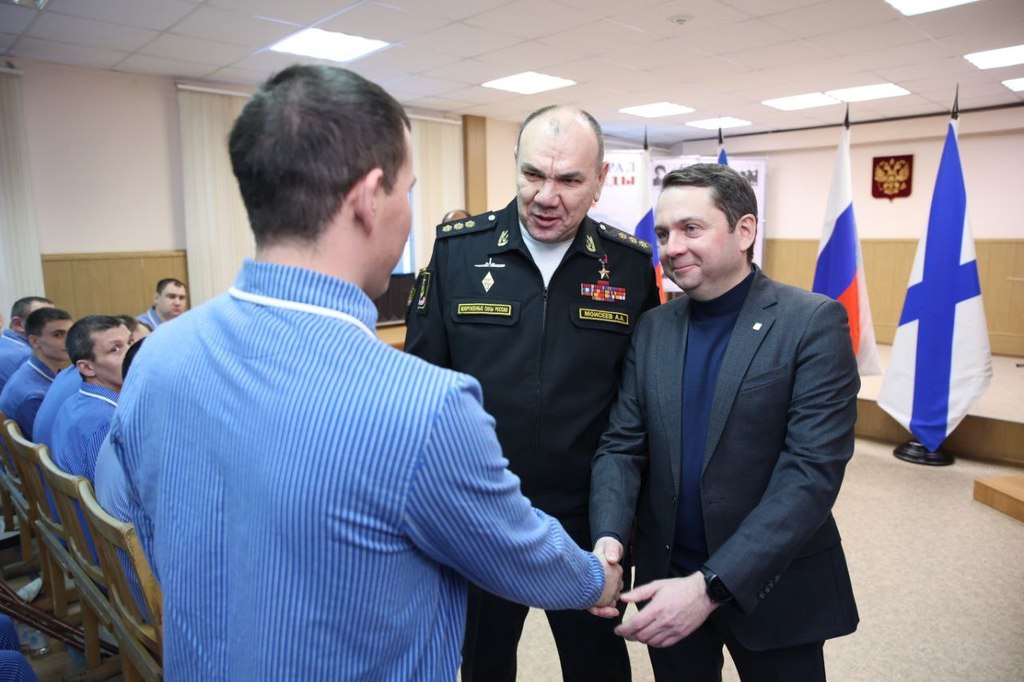 Андрей Чибис провёл встречу с военнослужащими – участниками СВО, которые проходят лечение в военном госпитале