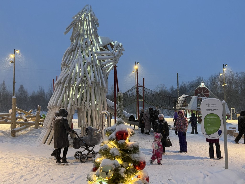 В рамках плана «На Севере – жить» в Мурманской области в 2022 году установлены 82 детских игровых и спортивных комплекса