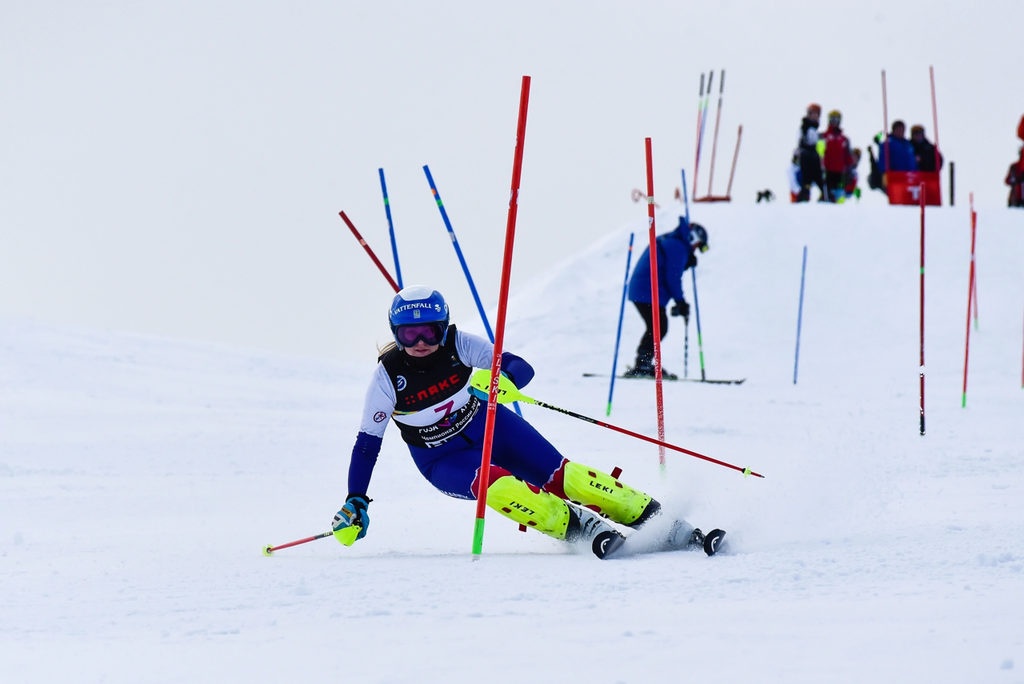 Заполярные спортсмены завоевали золото соревнований СЗФО по горнолыжному спорту в Полярных Зорях