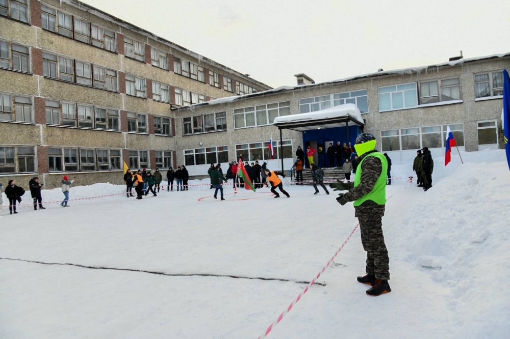 На базе гимназии № 7 состоялись молодежные спортивные соревнования «Зимний захват»
