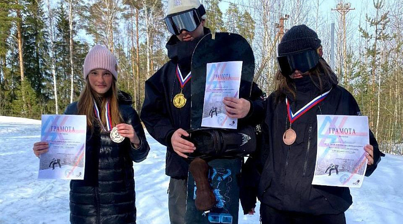 Юные северяне завоевали награды первенства Северо-Западного федерального округа по сноуборду