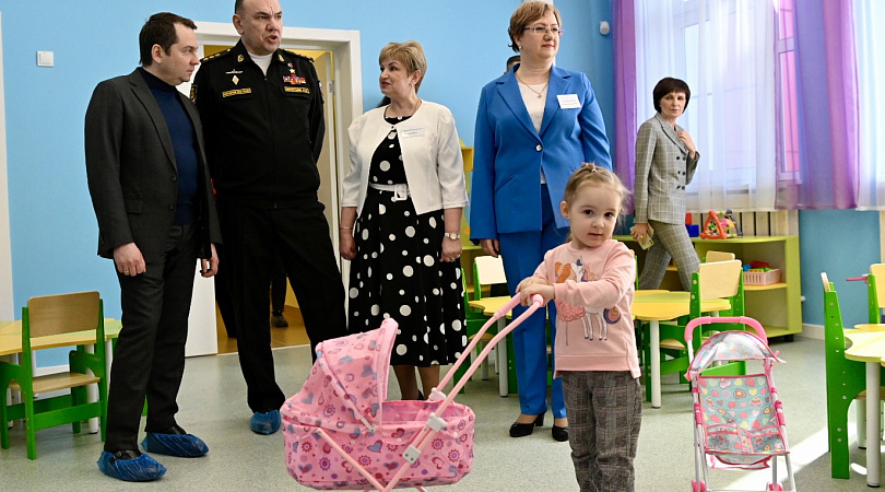 Губернатор Андрей Чибис открыл новый детский сад в Алакуртти