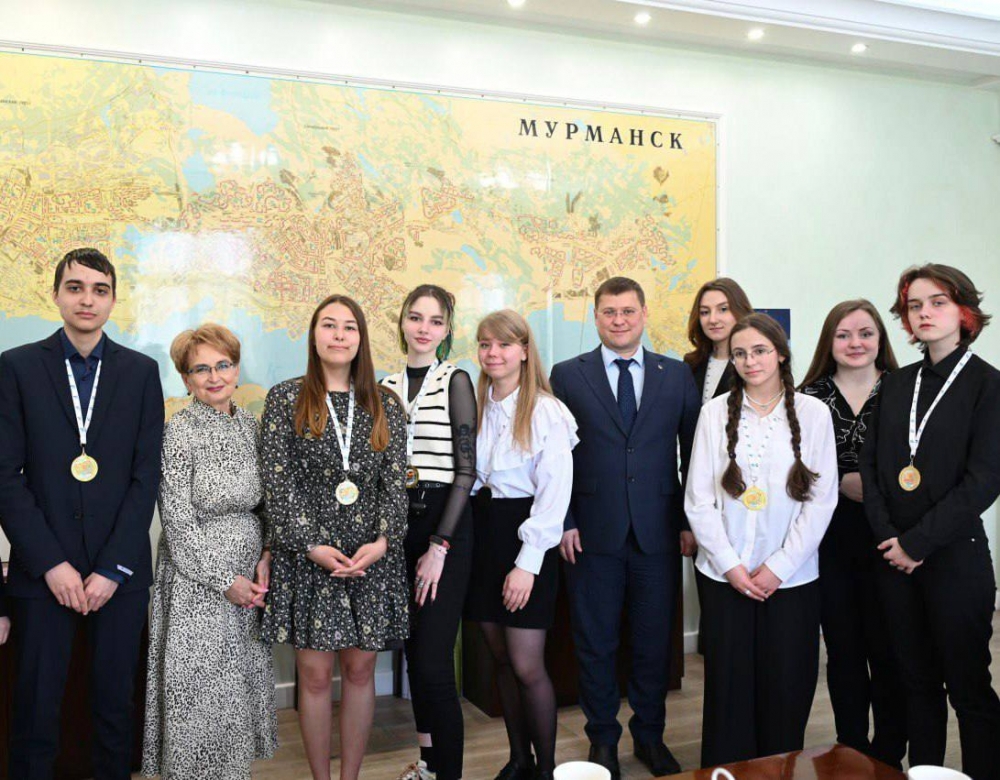 В Мурманске прошла встреча победителей городского конкурса «Студент года»