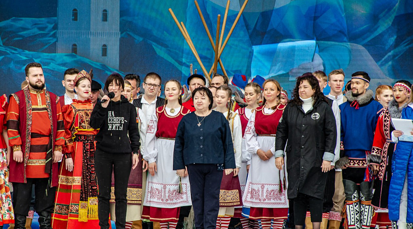 Вице-губернатор Елена Дягилева поприветствовала участников Всероссийского фестиваля «Вместе мы – Россия!»