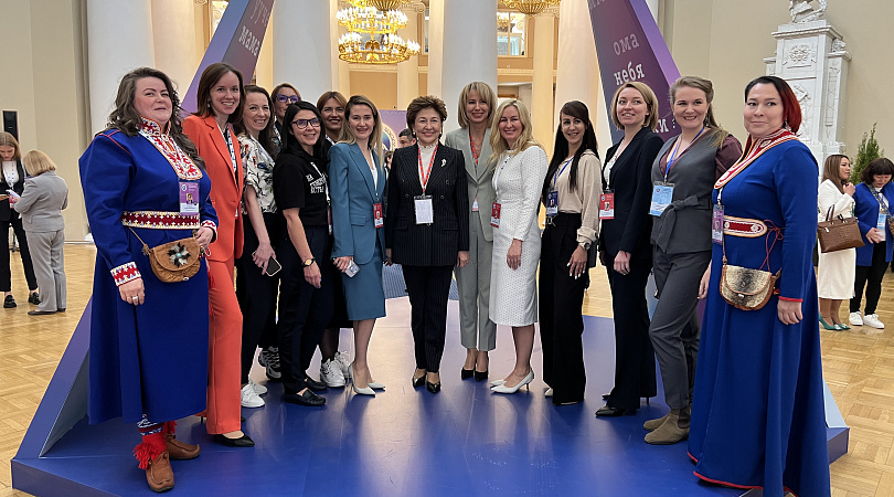 Делегация Мурманской области в Санкт-Петербурге принимает участие в работе Первого форума женщин Севера