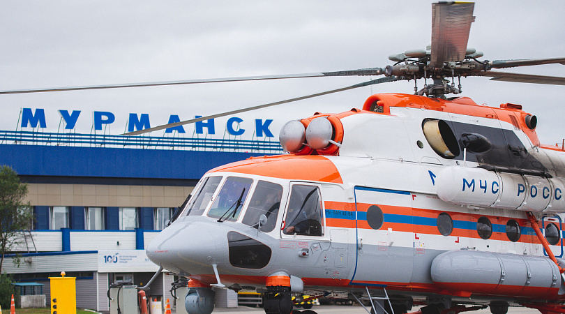 Первый арктический вертолёт Ми-8 поступил на службу спасателям Мурманской области