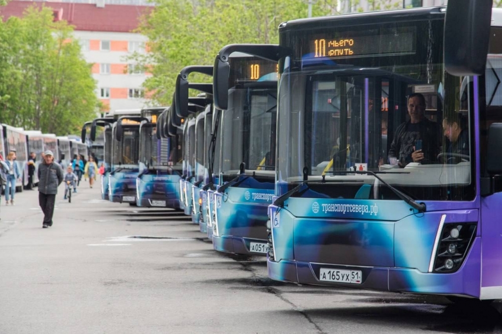 В Мурманске продолжается обновление парка общественного транспорта