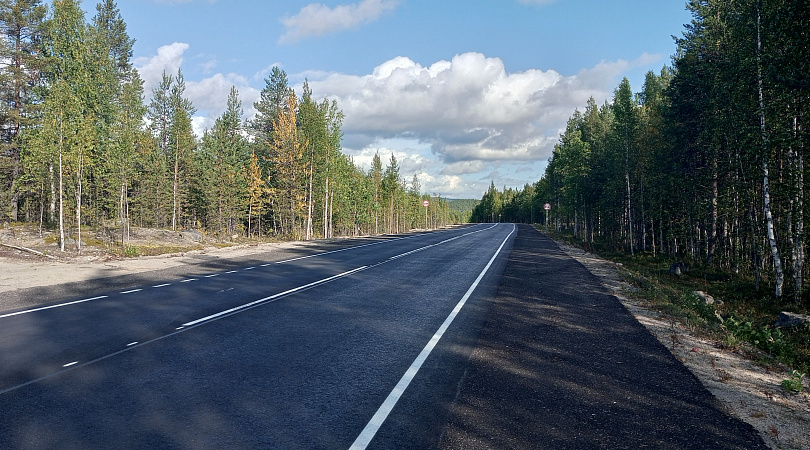 Опережающими темпами завершен ремонт на автодороге Пиренга - Ковдор