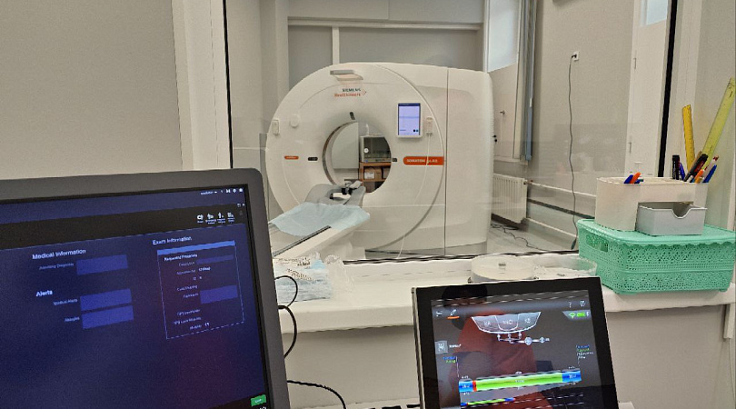 В Мурманском областном клиническом многопрофильном центре установлен современный компьютерный томограф