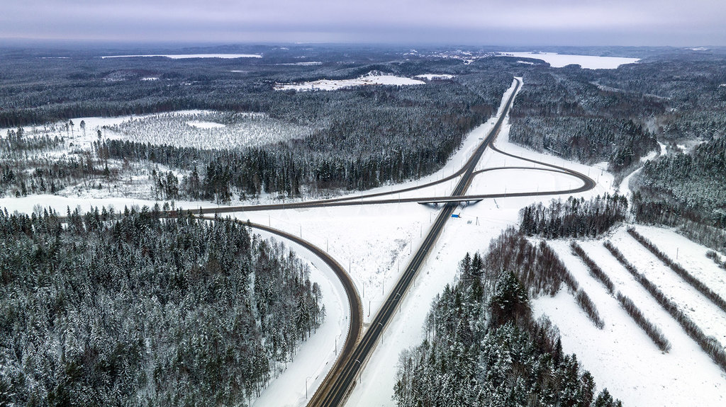 Более 170 километров федеральных автодорог обновлены в минувшем году в Карелии и Мурманской области