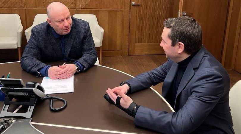 На рабочей встрече Президент «Норникеля» Владимир Потанин и губернатор Андрей Чибис обсудили ход реализации соглашения о социально-экономическом сотрудничестве