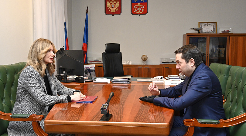 Губернатор Андрей Чибис провел рабочую встречу с сенатором Российской Федерации от Мурманской области Татьяной Сахаровой