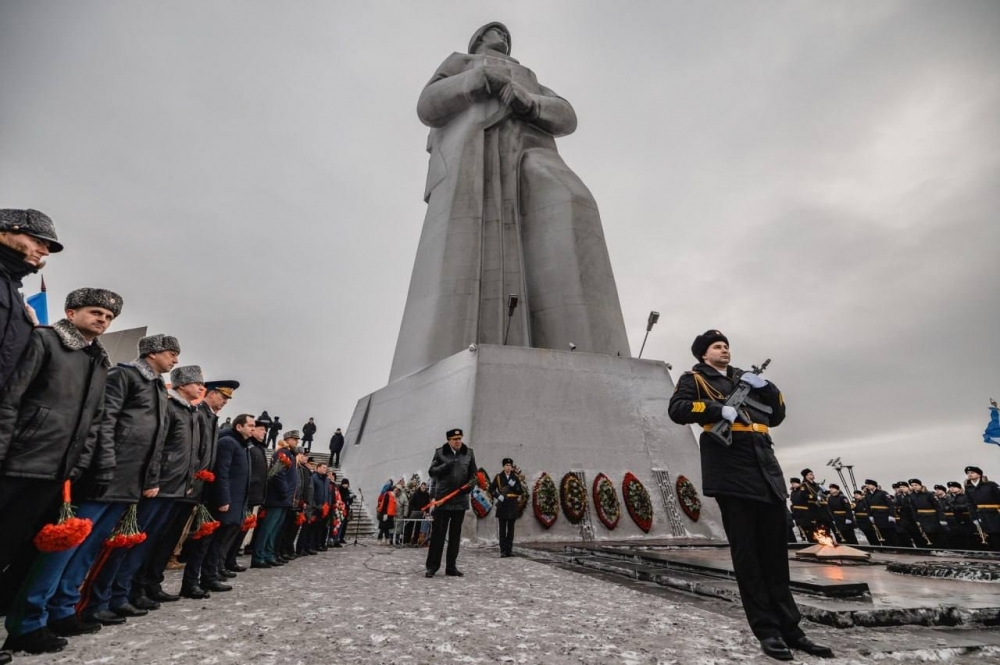 Торжественный митинг в День защитника Отечества