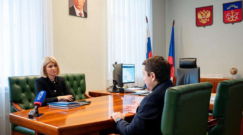 Губернатор Андрей Чибис провёл рабочую встречу с руководителем регионального Управления Росреестра Анной Бойко