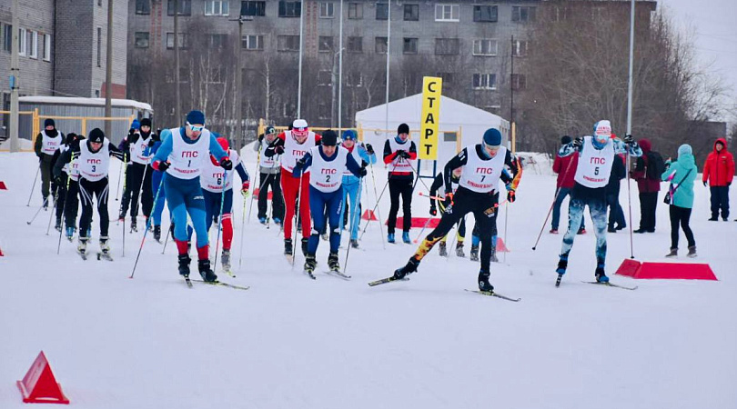 Пожарные из Кандалакши стали лучшими в лыжных соревнованиях