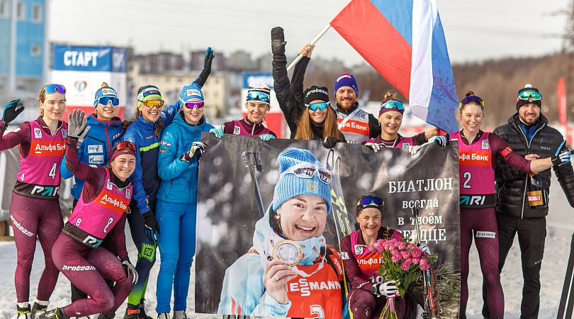 На трассе Долины Уюта Мурманска чемпионка мира по биатлону Екатерина Юрьева-Перхт завершила блестящую спортивную карьеру