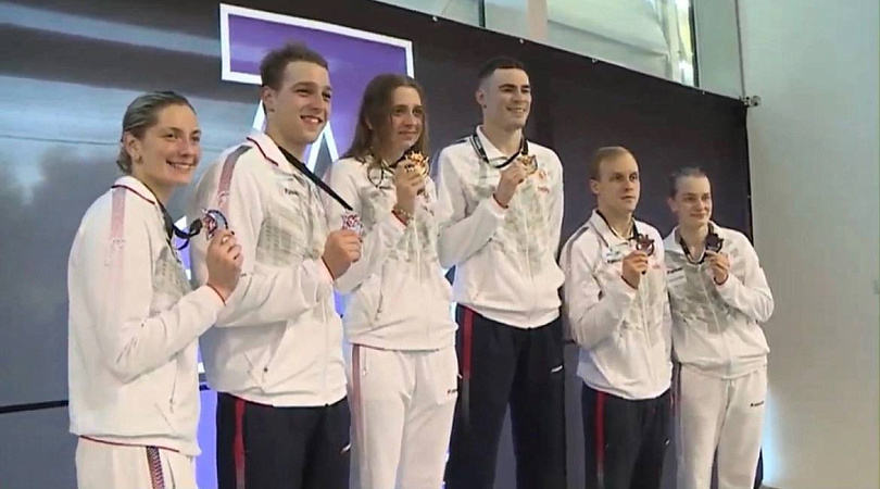 Павел Самусенко завоевал два серебра и бронзу на международных соревнованиях по плаванию