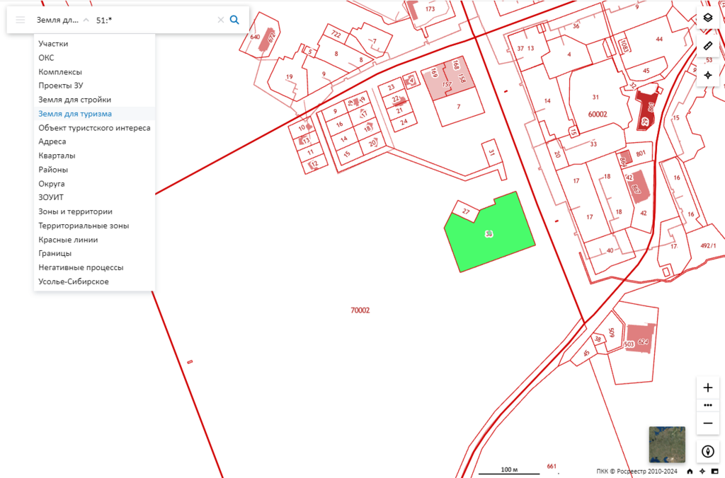 Как воспользоваться сервисом «Земля для туризма» на публичной кадастровой карте